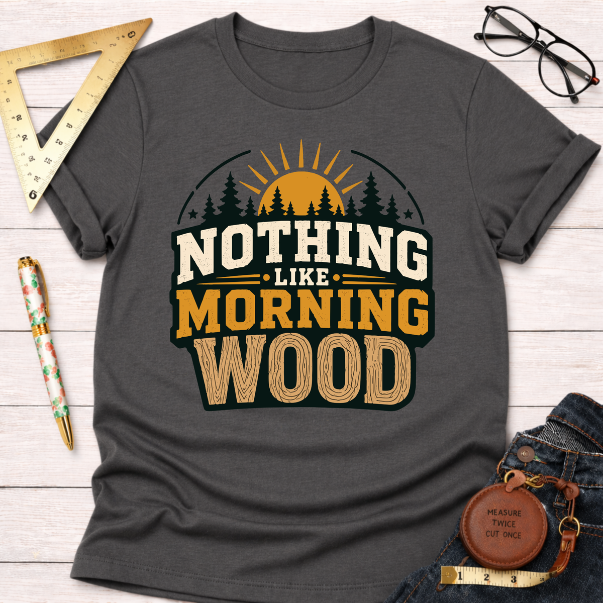 Morning Shift Woodworking Tee