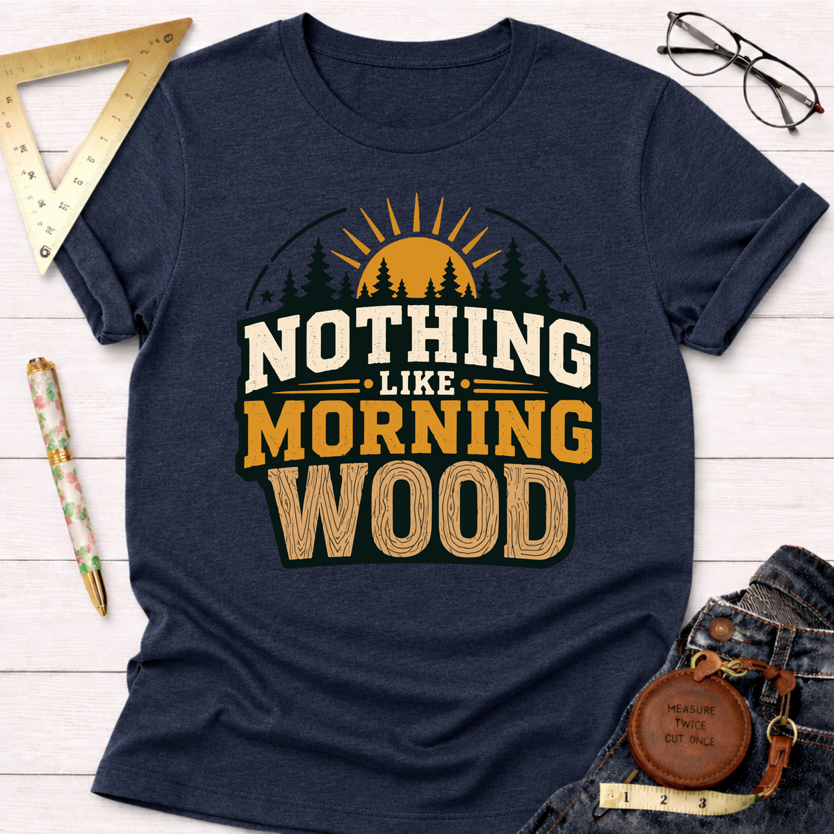 Morning Shift Woodworking Tee