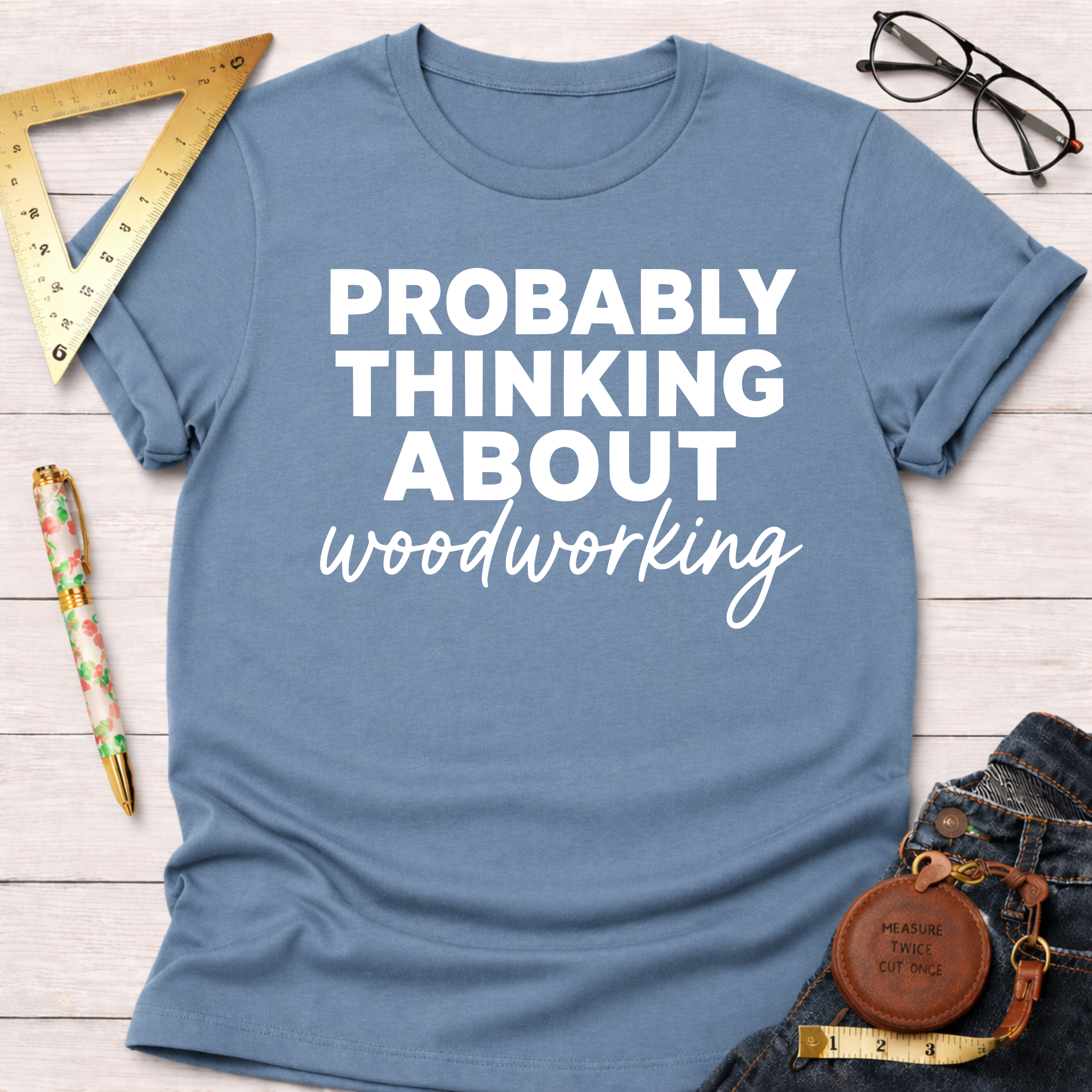 Probably Thinking About Woodworking T-Shirt