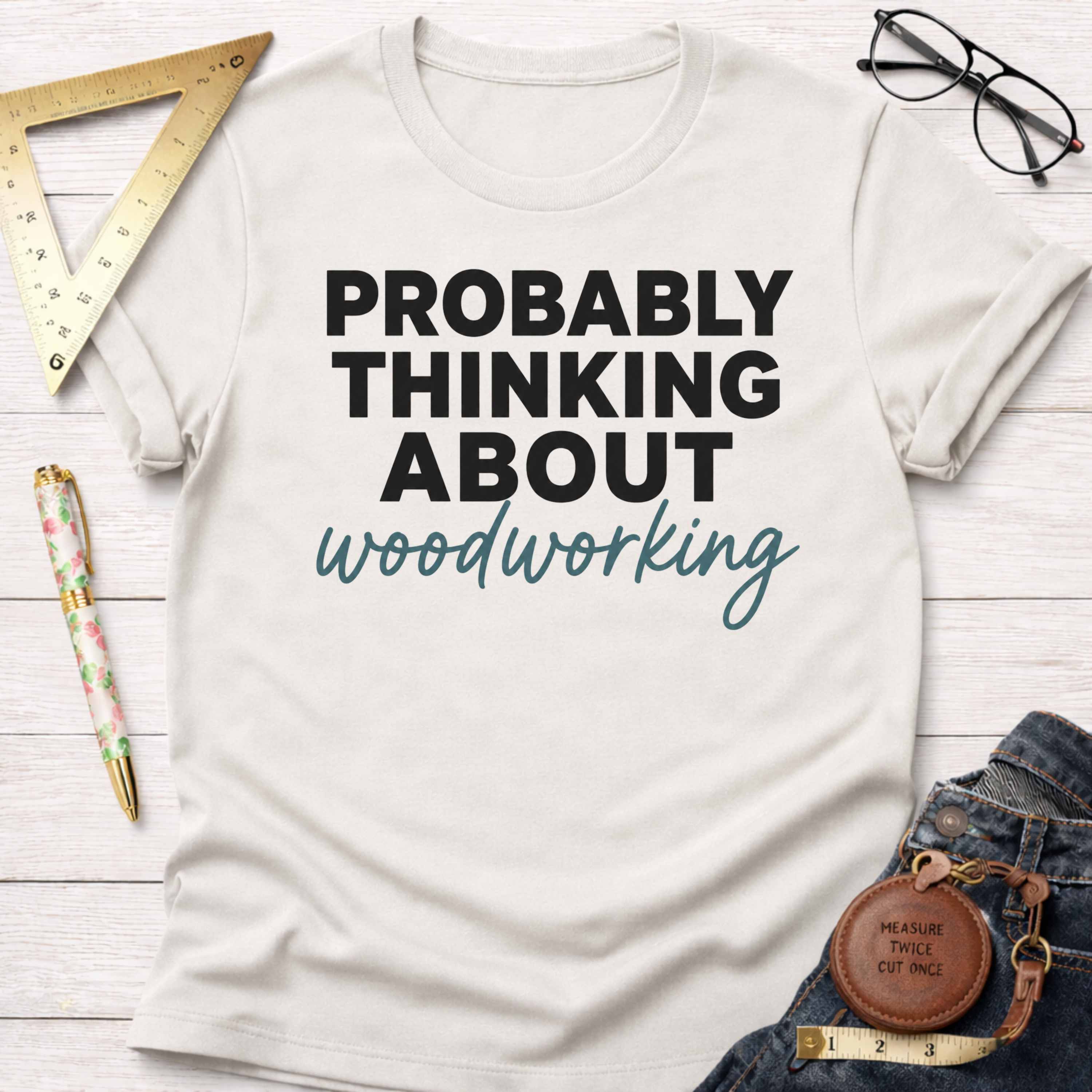 Probably Thinking About Woodworking T-Shirt