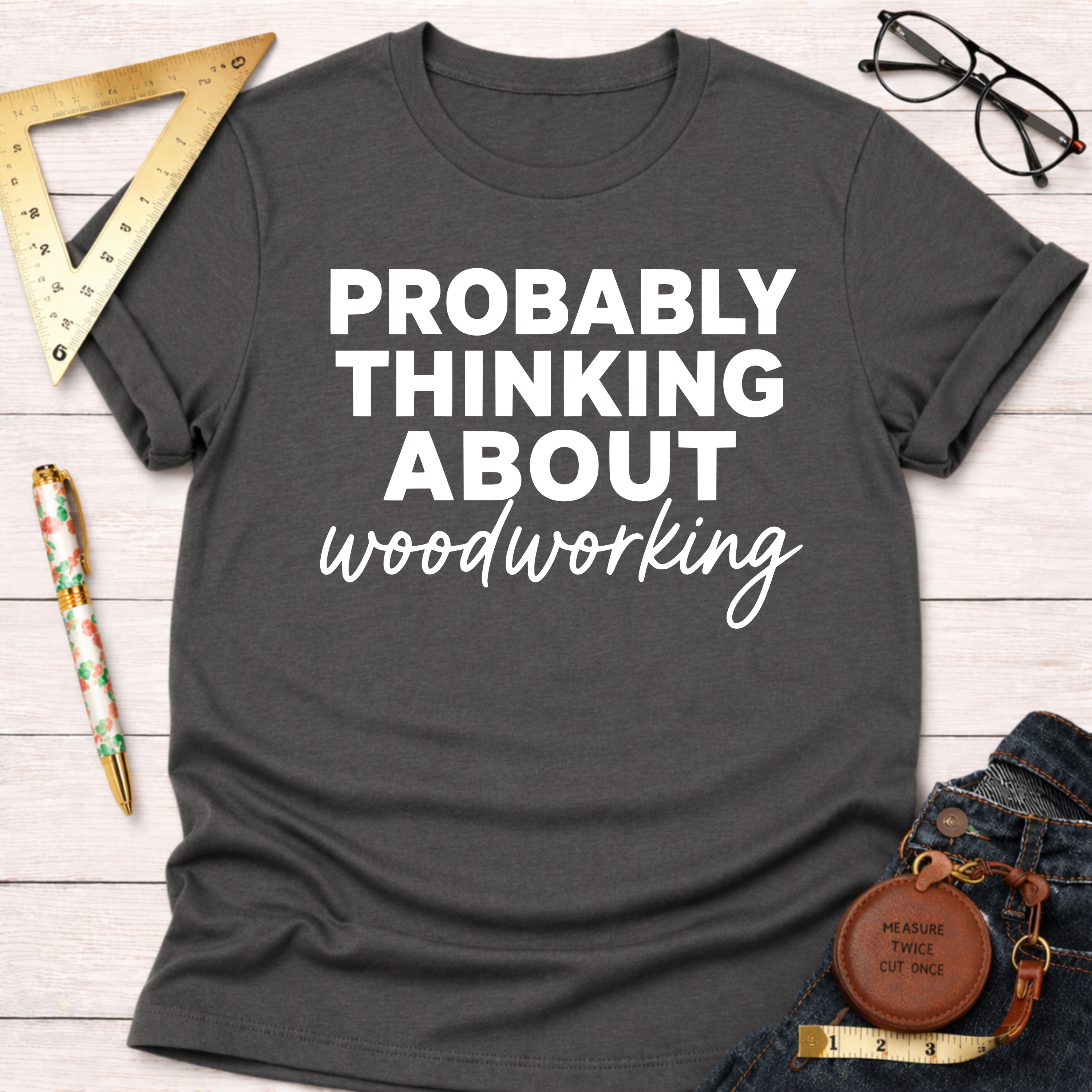 Probably Thinking About Woodworking T-Shirt