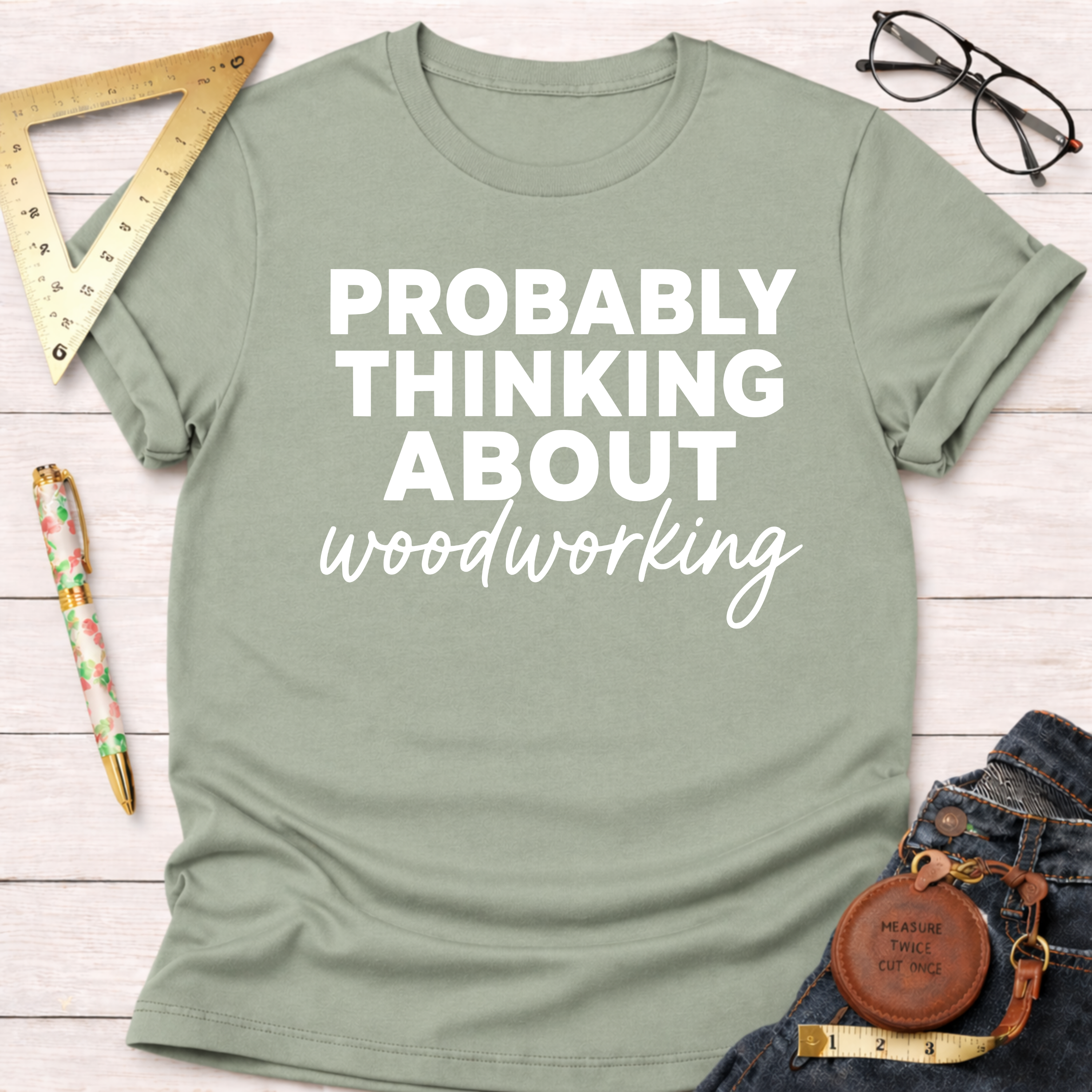 Probably Thinking About Woodworking T-Shirt