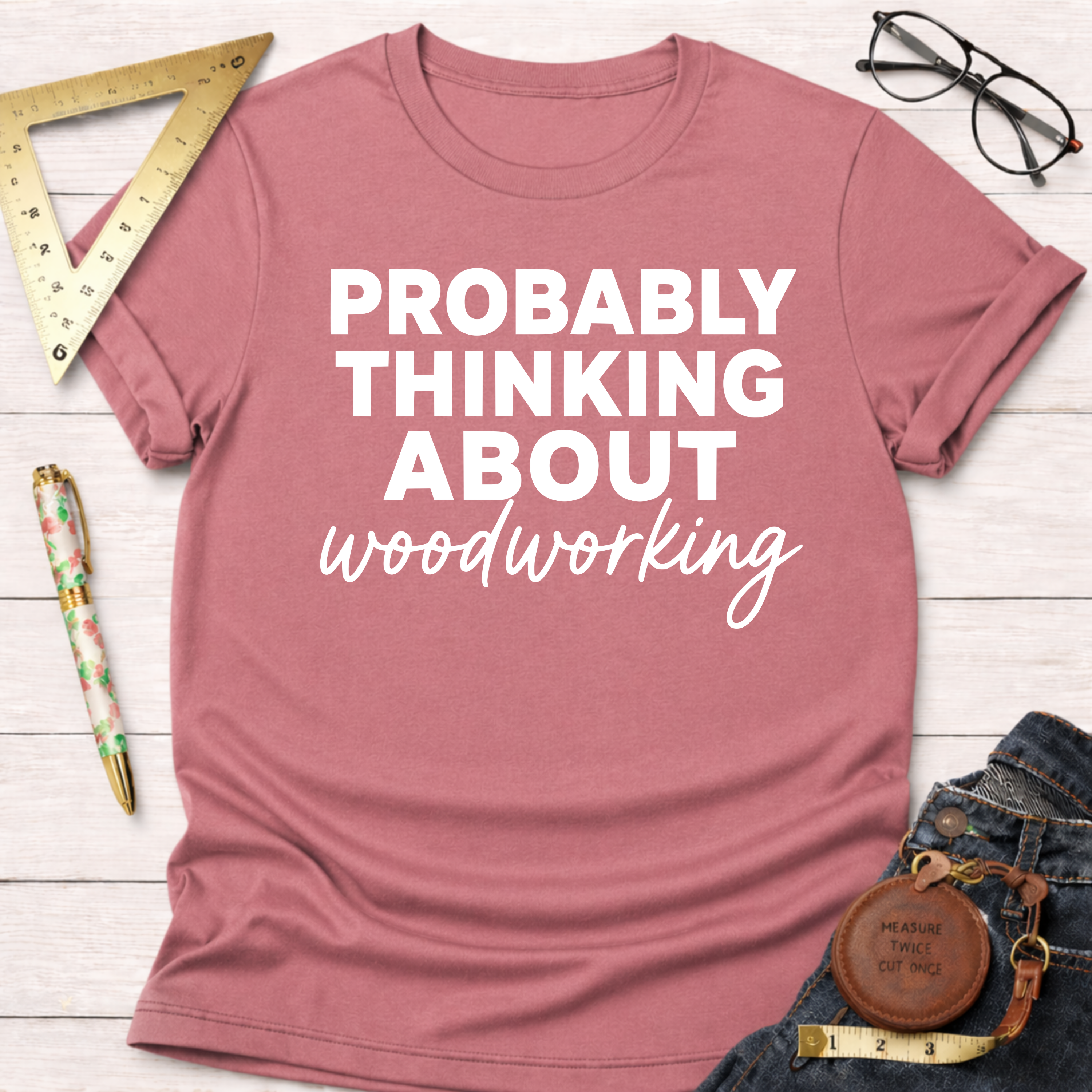 Probably Thinking About Woodworking T-Shirt