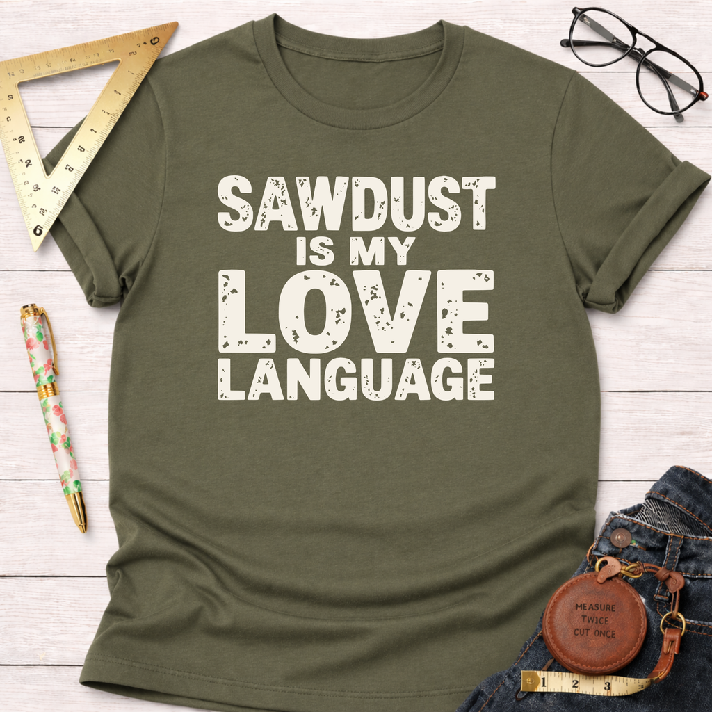 Sawdust Is My Love Language T-Shirt