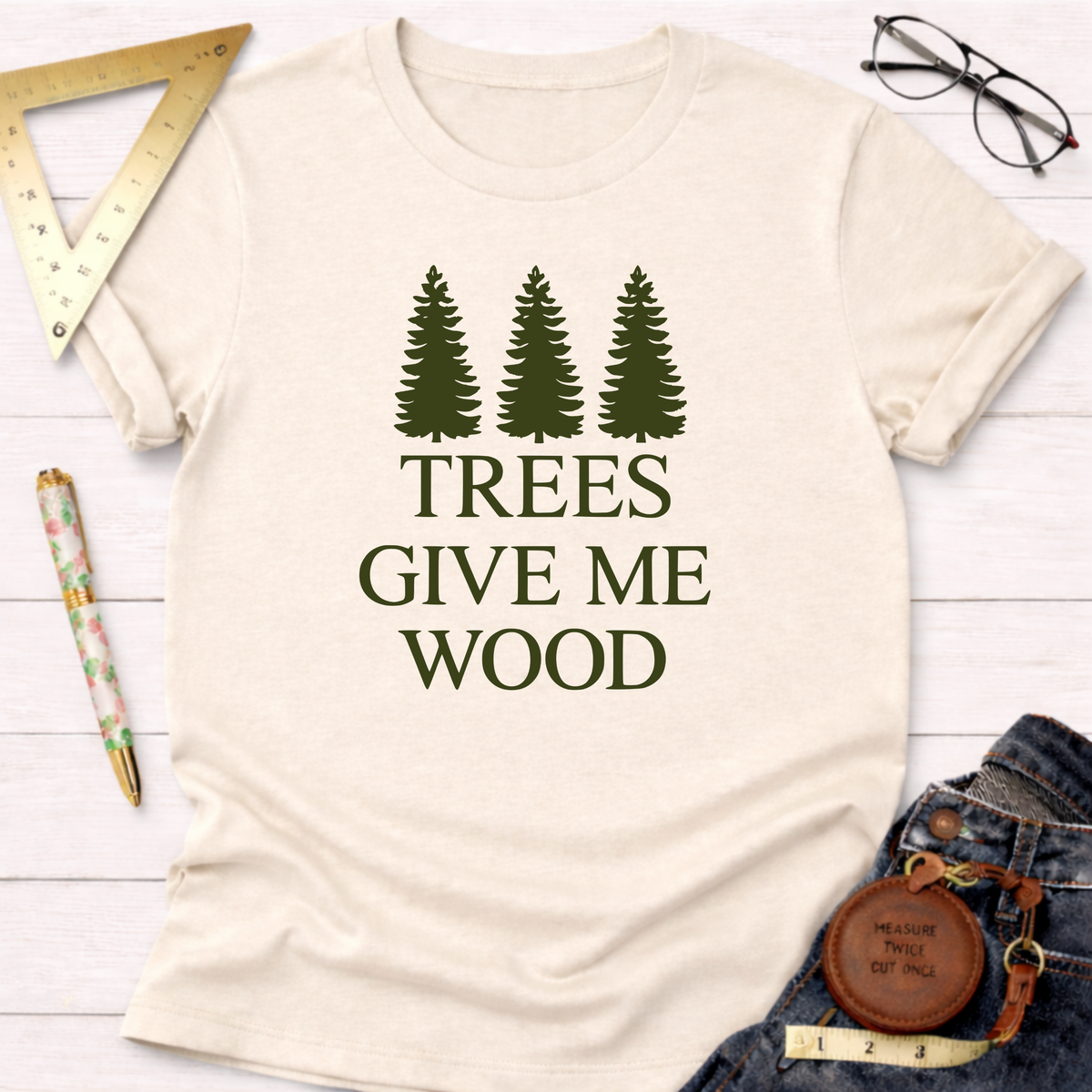Trees & Timber Woodworking Tee