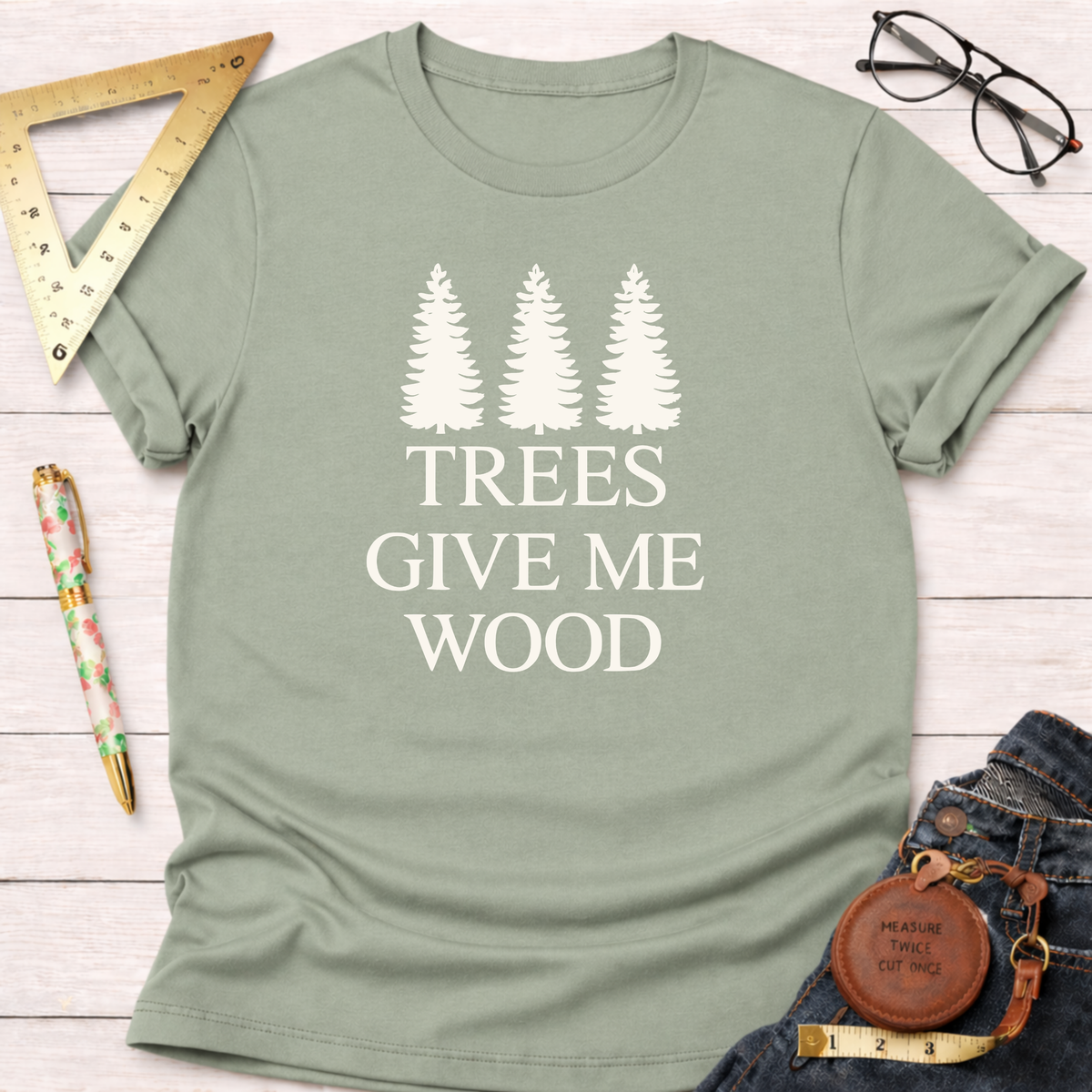 Trees & Timber Woodworking Tee