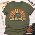 Vintage Woodworking Sunset T-Shirt
