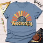 Vintage Woodworking Sunset T-Shirt