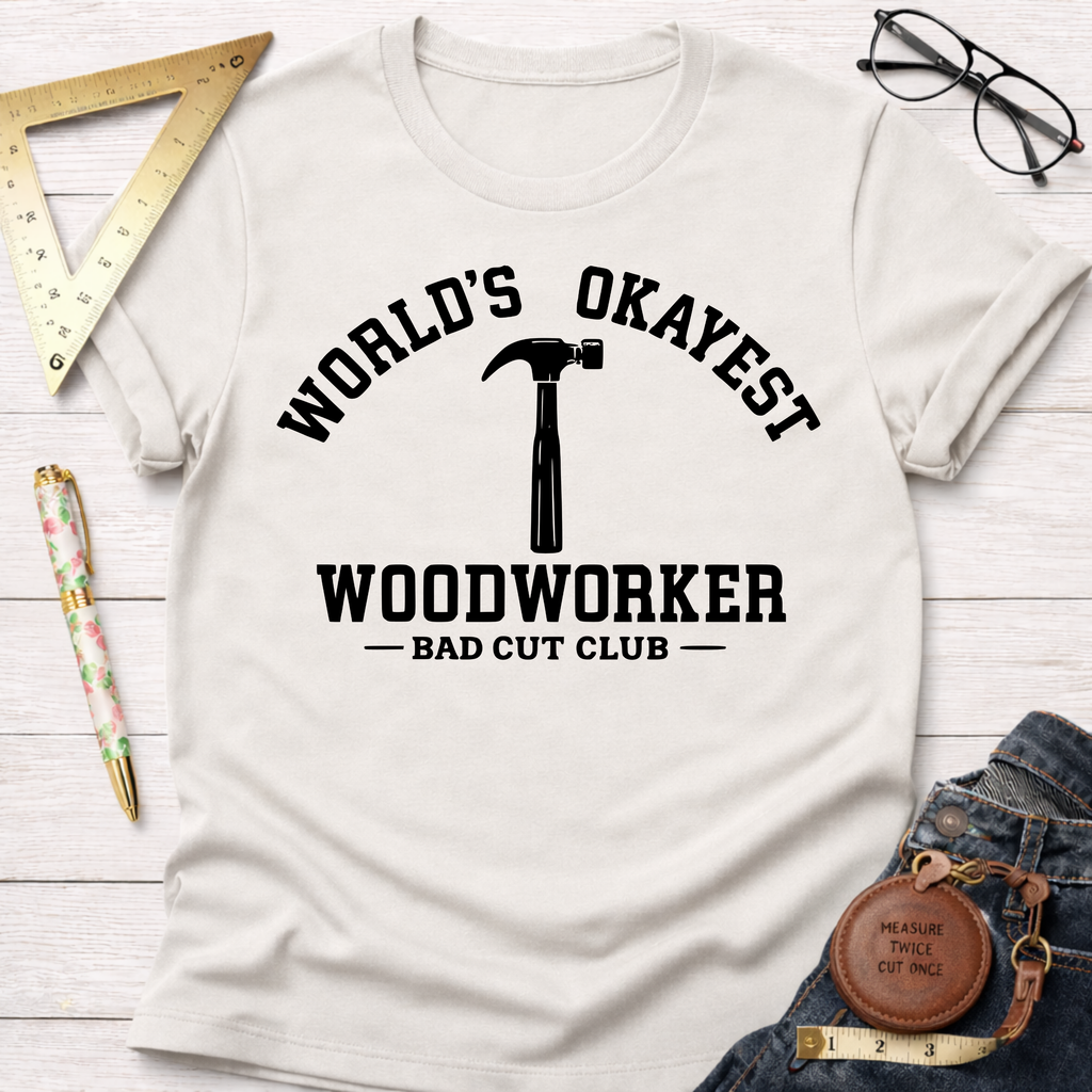 Worlds Okayest Woodworker T-Shirt