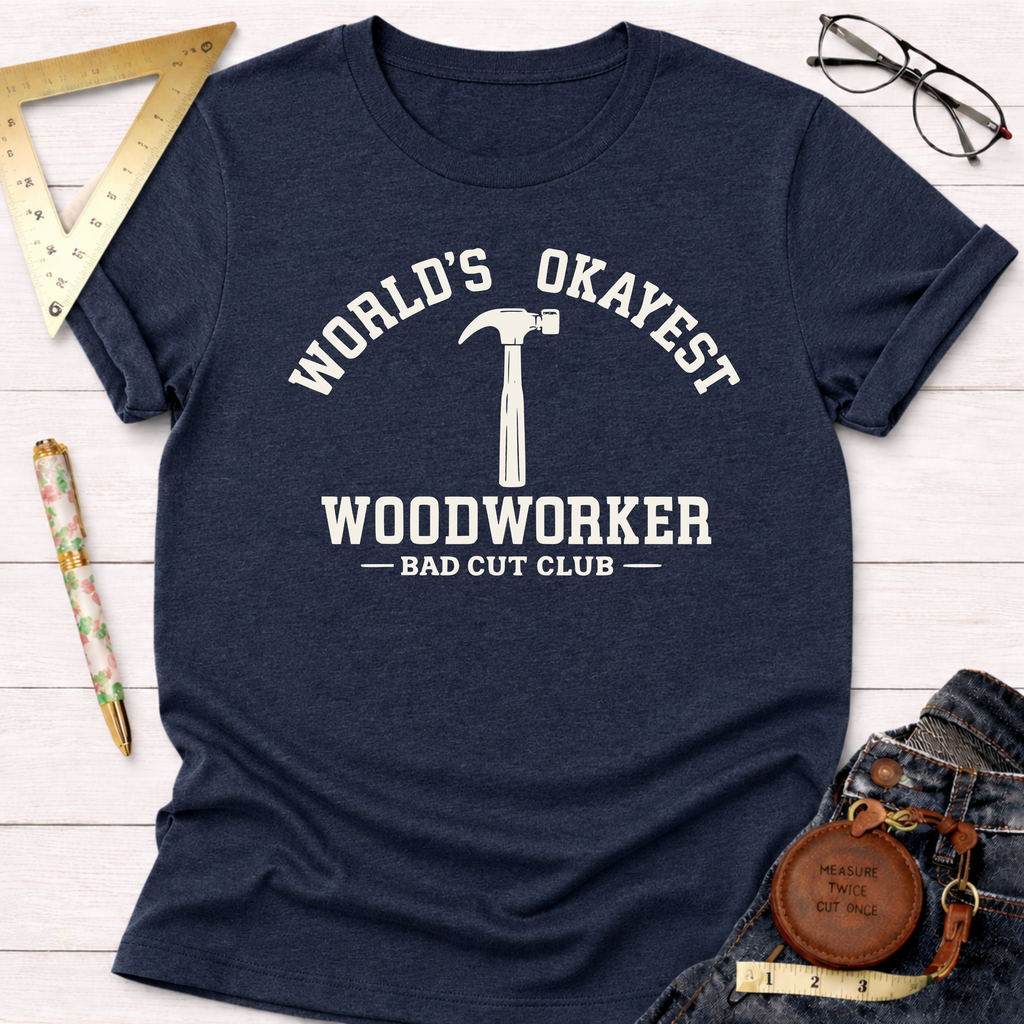 Worlds Okayest Woodworker T-Shirt