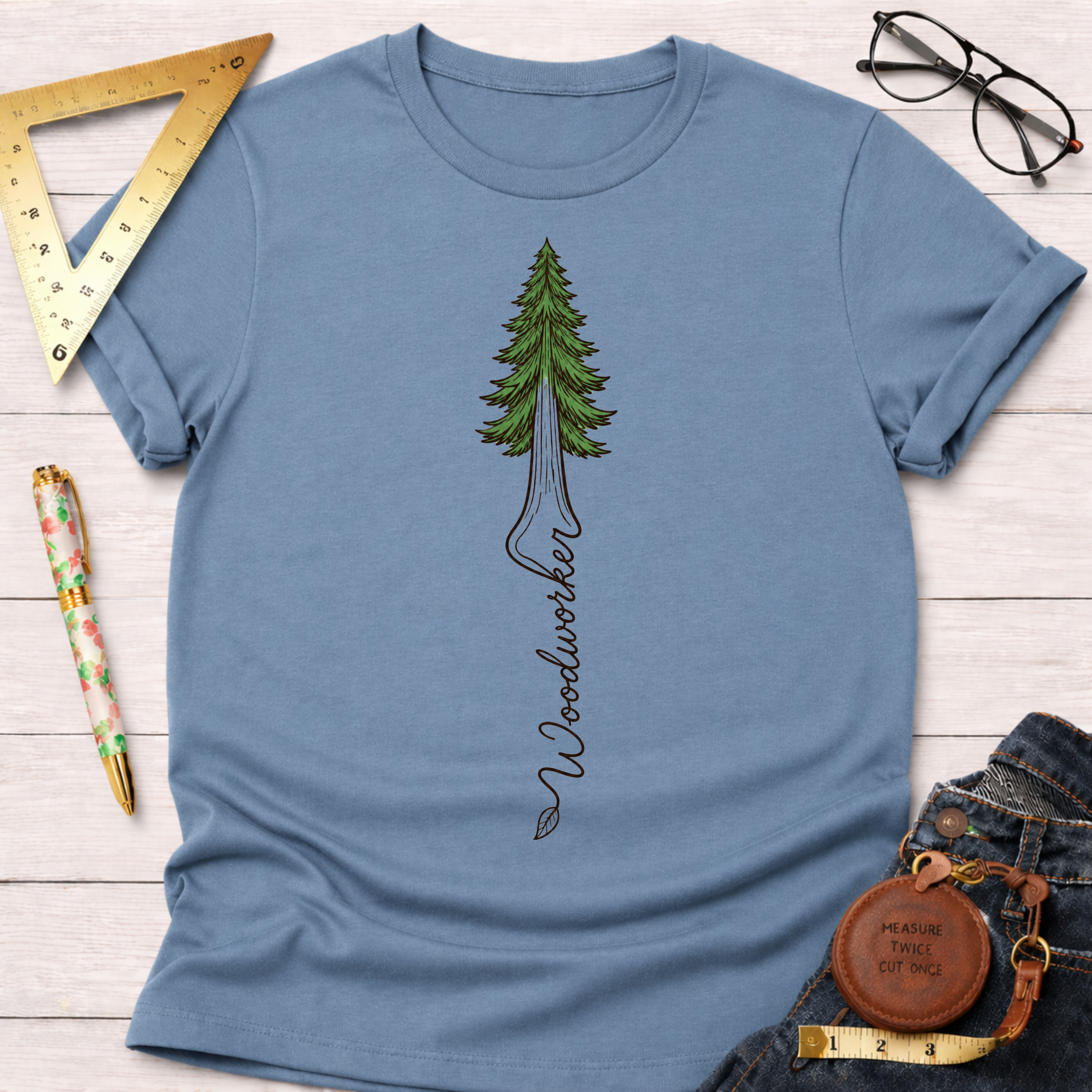 Woodworker Redwood Tree T-Shirt